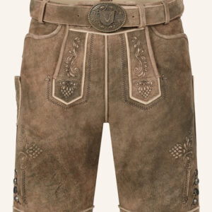 Lederhose Jakobus mit Gürtel