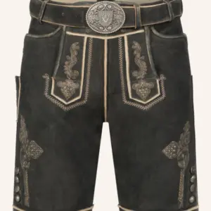 Lederhose Jakobus mit Gürtel