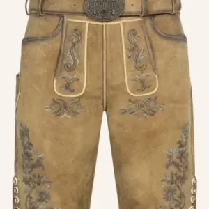 Lederhose Juan mit Gürtel