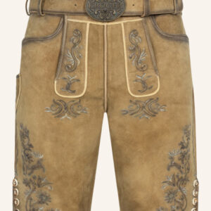 Lederhose Juan mit Gürtel