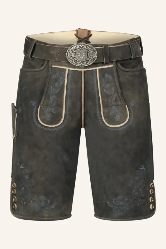 Lederhose Yanis mit Gürtel