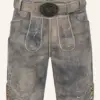 Lederhose Berno mit Gürtel