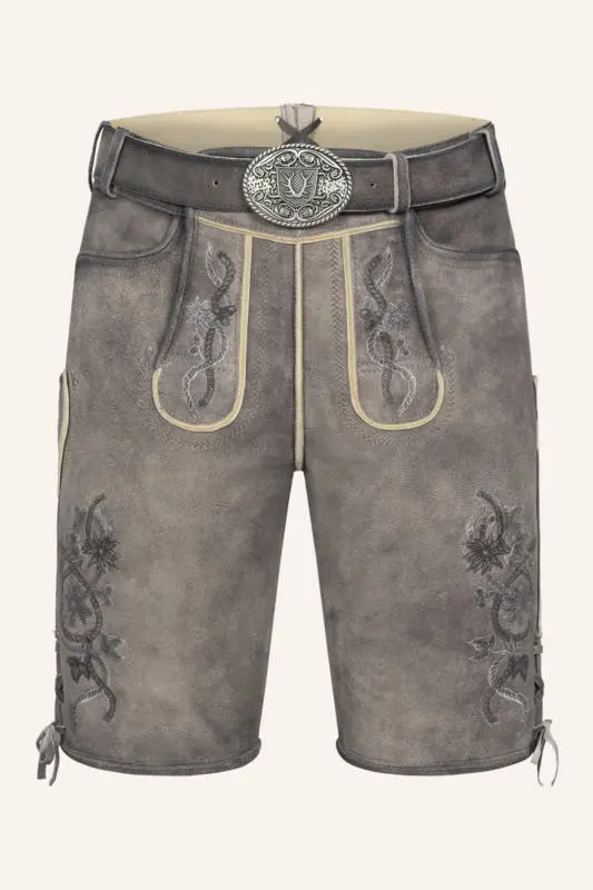 Lederhose Mirko mit Gürtel