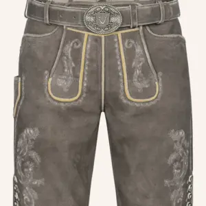 Lederhose Howard mit Gürtel