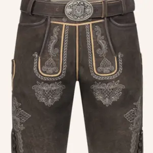 Lederhose Vinc mit Gürtel