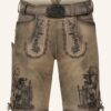 Lederhose Giuliano mit Gürtel