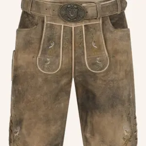 Lederhose Micah mit Gürtel
