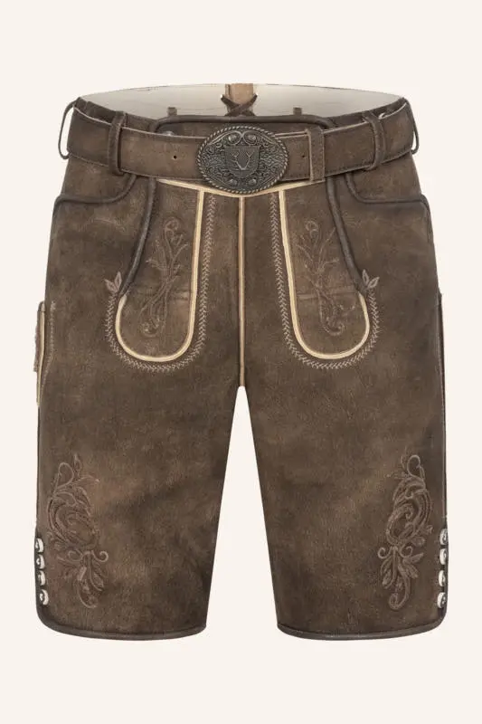 Lederhose Jendrik mit Gürtel