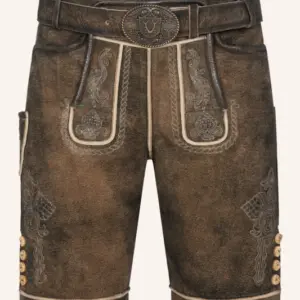 Lederhose Waris mit Gürtel