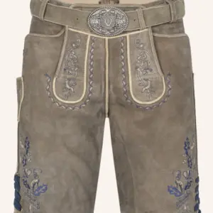 Lederhose Nilio mit Gürtel