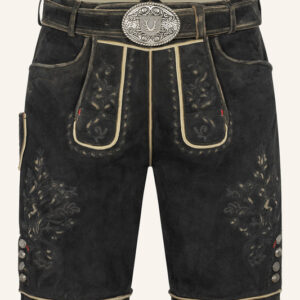 Lederhose Kuno mit Gürtel