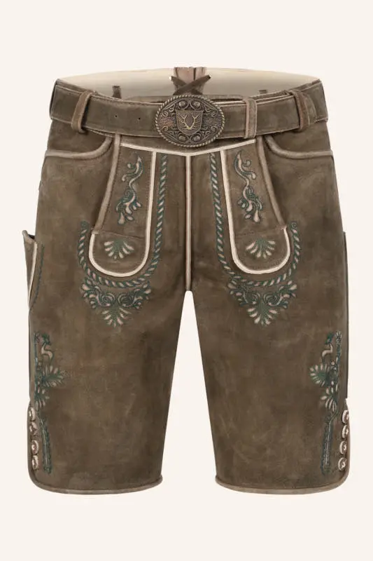 Lederhose Cailan mit Gürtel