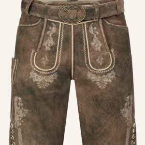 Lederhose Josha mit Gürtel