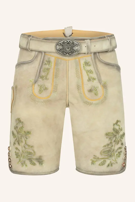 Lederhose Arlo mit Gürtel