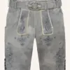 Lederhose Lucius mit Gürtel