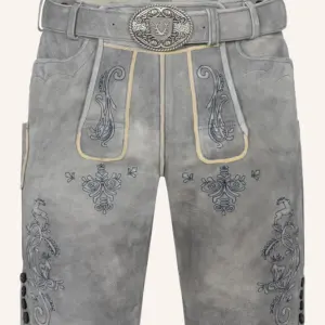Lederhose Lucius mit Gürtel