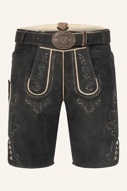 Lederhose Gaspar mit Gürtel