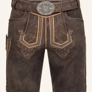 Lederhose Rufus mit Gürtel