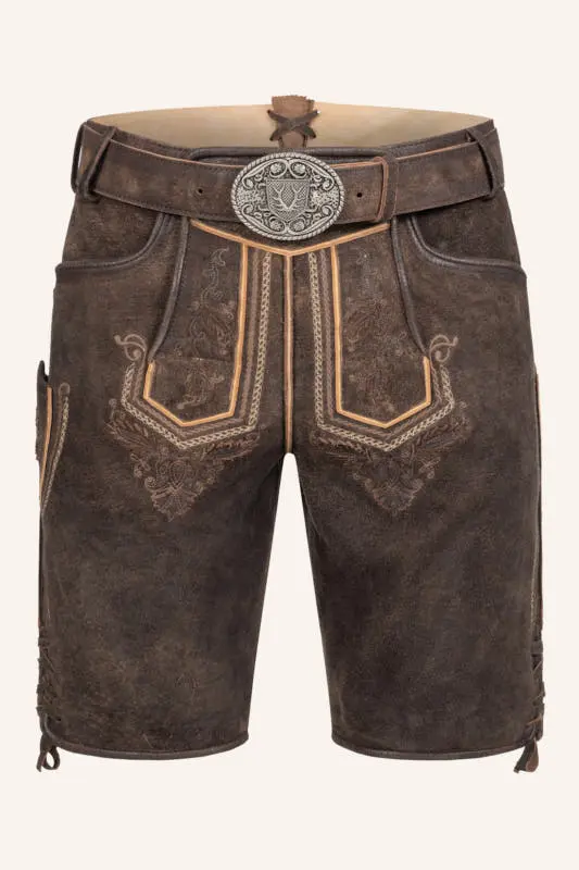 Lederhose Rufus mit Gürtel