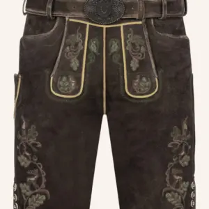 Lederhose Adreon mit Gürtel