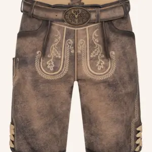 Lederhose Magnus mit Gürtel