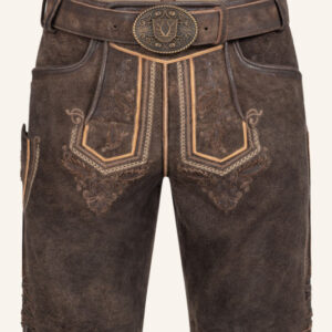 Lederhose Roger mit Gürtel
