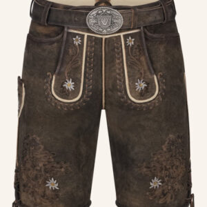 Lederhose Leny mit Gürtel
