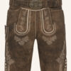 Lederhose Quan mit Gürtel