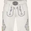 Lederhose Samuele mit Gürtel