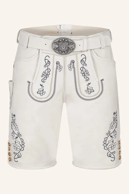 Lederhose Samuele mit Gürtel