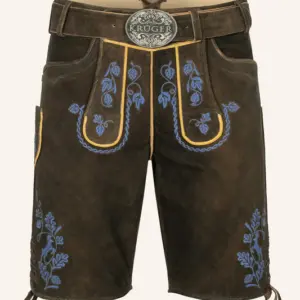 Lederhose Roland mit Gürtel