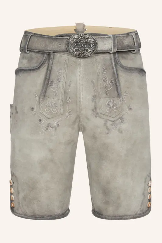 Lederhose Lenny mit Gürtel
