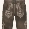 Lederhose Olias mit Gürtel