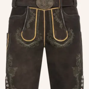 Lederhose Brandon mit Gürtel