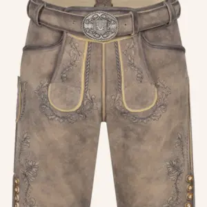 Lederhose Brandon mit Gürtel