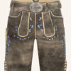 Lederhose Pino mit Gürtel