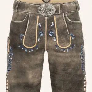 Lederhose Pino mit Gürtel