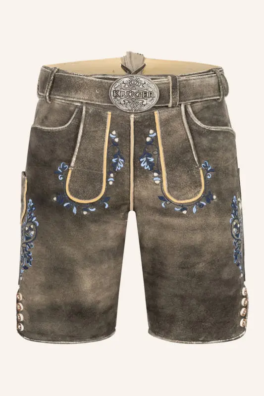 Lederhose Pino mit Gürtel