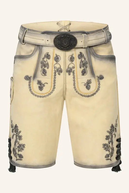 Lederhose Nolan mit Gürtel