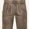 Lederhose Gildo mit Gürtel