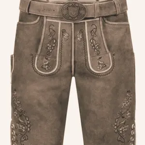 Lederhose Gildo mit Gürtel