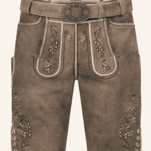 Lederhose Gildo mit Gürtel