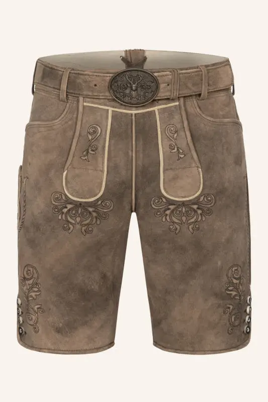 Lederhose Ralph mit Gürtel