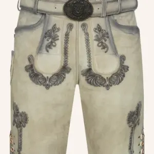 Lederhose Aric mit Gürtel