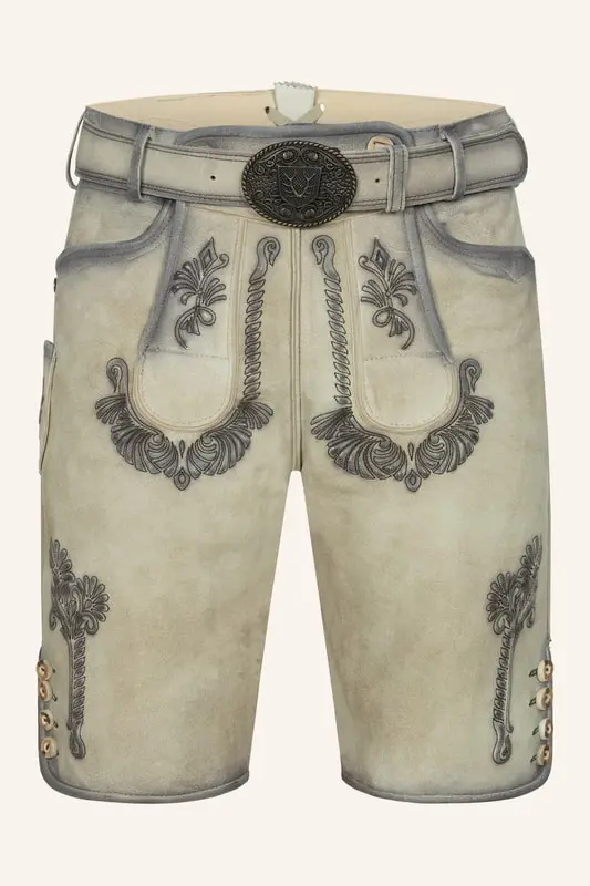 Lederhose Aric mit Gürtel