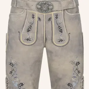 Lederhose Keanu mit Gürtel