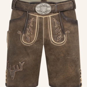 Lederhose Werner mit Gürtel