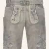 Lederhose Ulf mit Gürtel