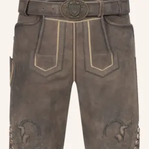 Lederhose Ilian mit Gürtel