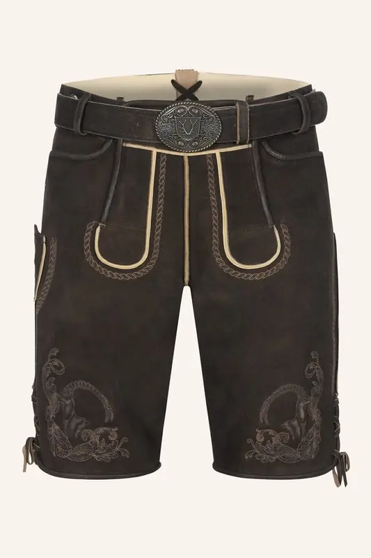 Lederhose Balian mit Gürtel